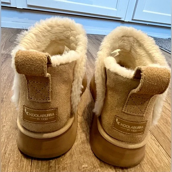 Koolaburra Uggs Ultra Mini Platform Ankle Boots - Picture 2 of 6